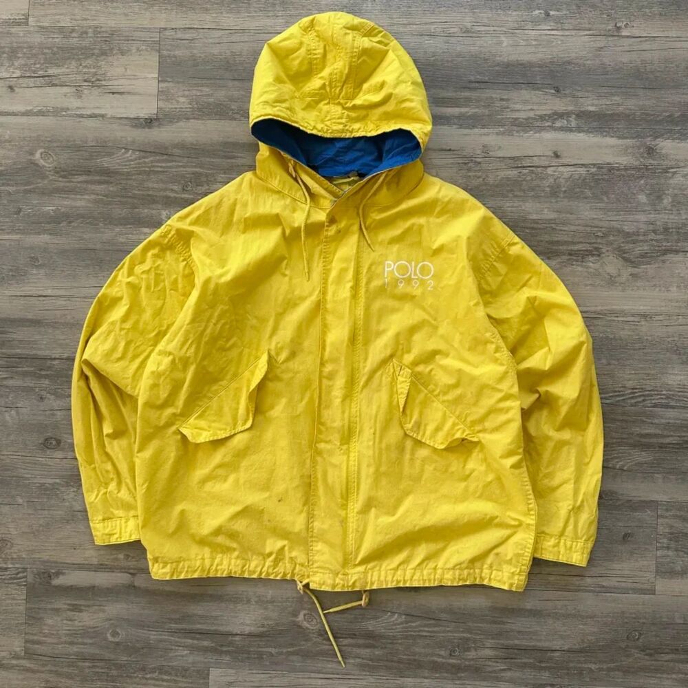 Vintage Polo Ralph Lauren 1992 Logo Marsh Summer Jacket Size Medium